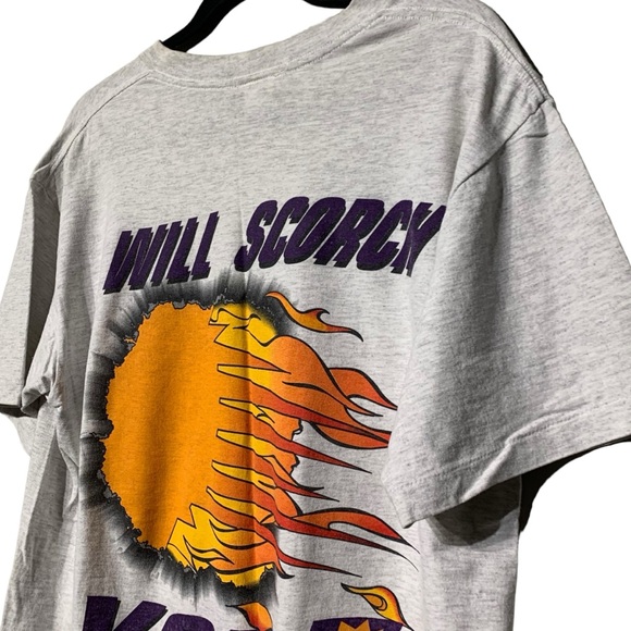 VINTAGE | 90s Nutmeg Single Stitch Phoenix Suns Graphic Tee‎ - Picture 7 of 14